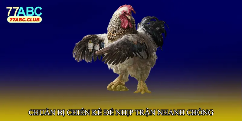 Chuẩn bị chiến kê để nhịp trận nhanh chóng